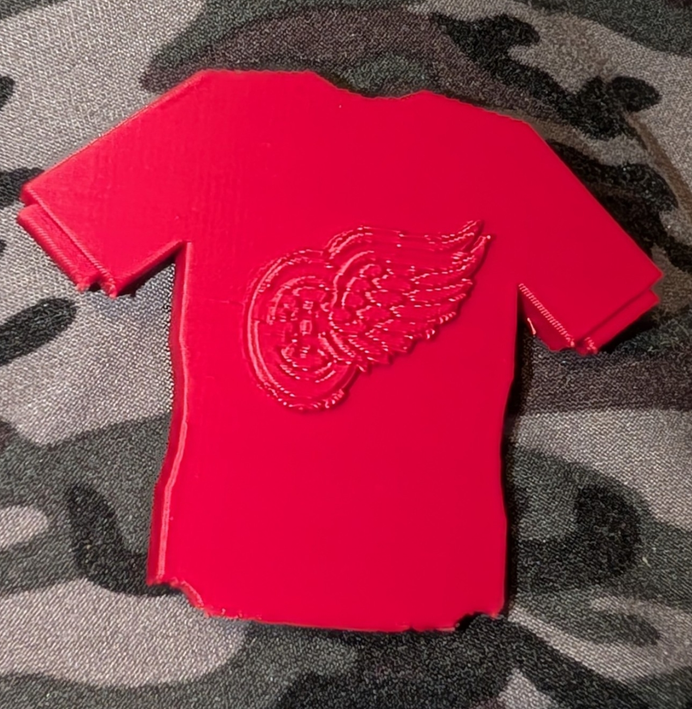 Custom Redwings Hockey Jersey - Back